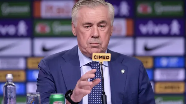 Carlo Ancelotti em sua primeira convocação da Seleção Brasileira (Foto: Thiago Ribeiro/AGIF