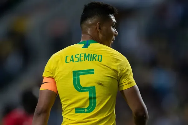 Casemiro na Seleção Brasileira. Foto: Thiago Ribeiro/AGIF