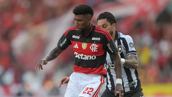 Emerson Royal jogador do Flamengo. Foto: Thiago Ribeiro/AGIF