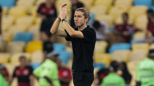 Filipe Luis, técnico do Flamengo. Foto: Getty Images
