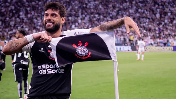 Yuri Alberto, centroavante do Corinthians. Foto: Rodrigo Coca/Agência Corinthians