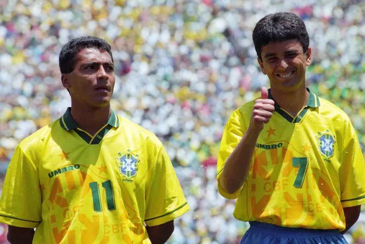 Romário foi o grande parceiro de Bebeto no futebol