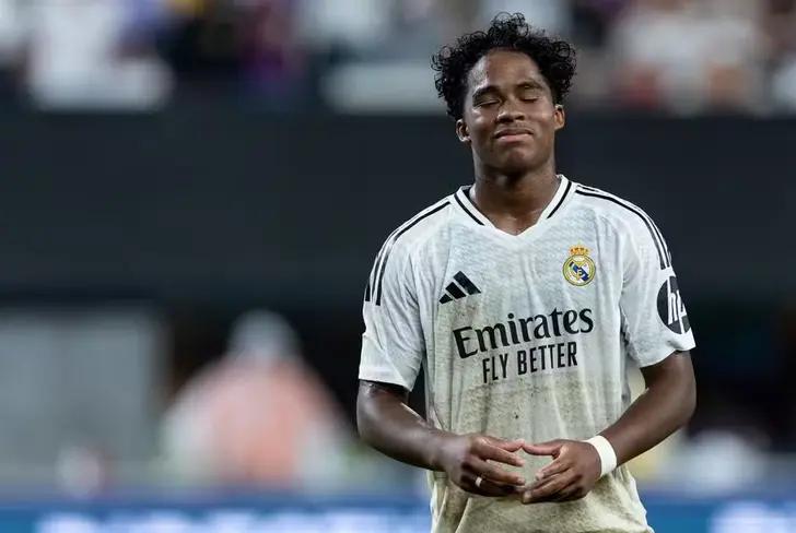 Endrick tem jogado pouco pelo Real Madrid