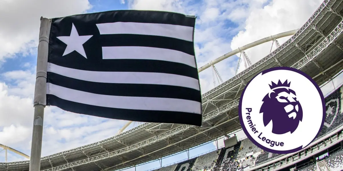 Bandeira de escanteio do Botafogo no seu estádio, Nilton Santos