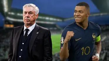 Carlo Ancelotti e Mbappé