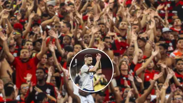 Everton Ribeiro aplaude a torcida do Flamengo após partida no Maracanã