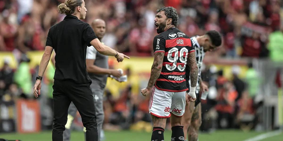 Gabigol e Felipe Luis