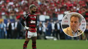 Gabigol e Rodolfo Landim