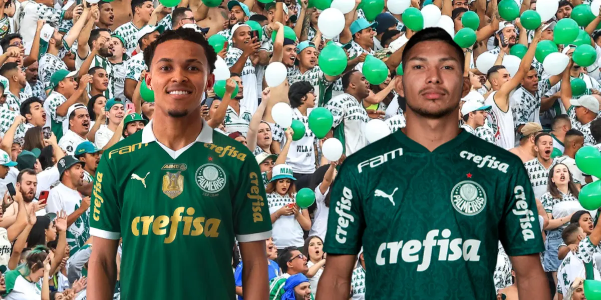 Lázaro e Rony no Palmeiras