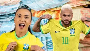 Marta e Neymar 