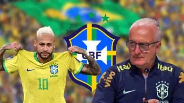 Neymar e Dorival Júnior