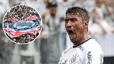 Paulinho em ação pelo Corinthians