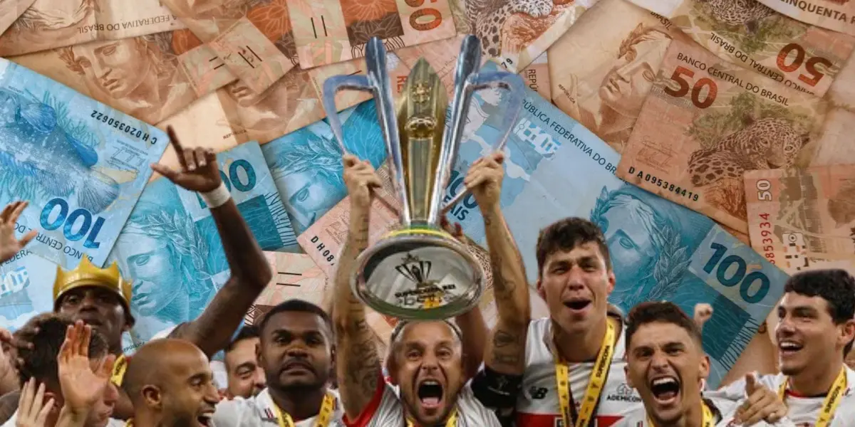 São Paulo ganha 10,4 milhões de reais por título da Supercopa do Brasil 
