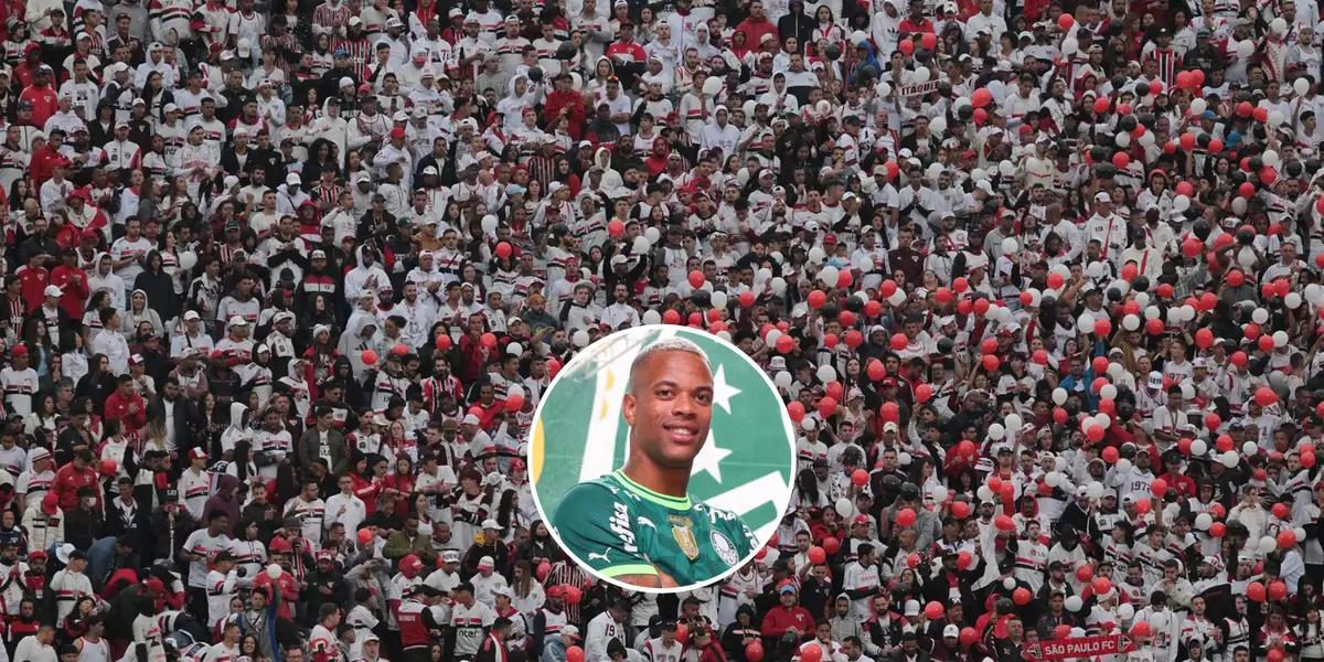 A reação da torcida do São Paulo com a entrada de Caio Paulista no Choque Rei