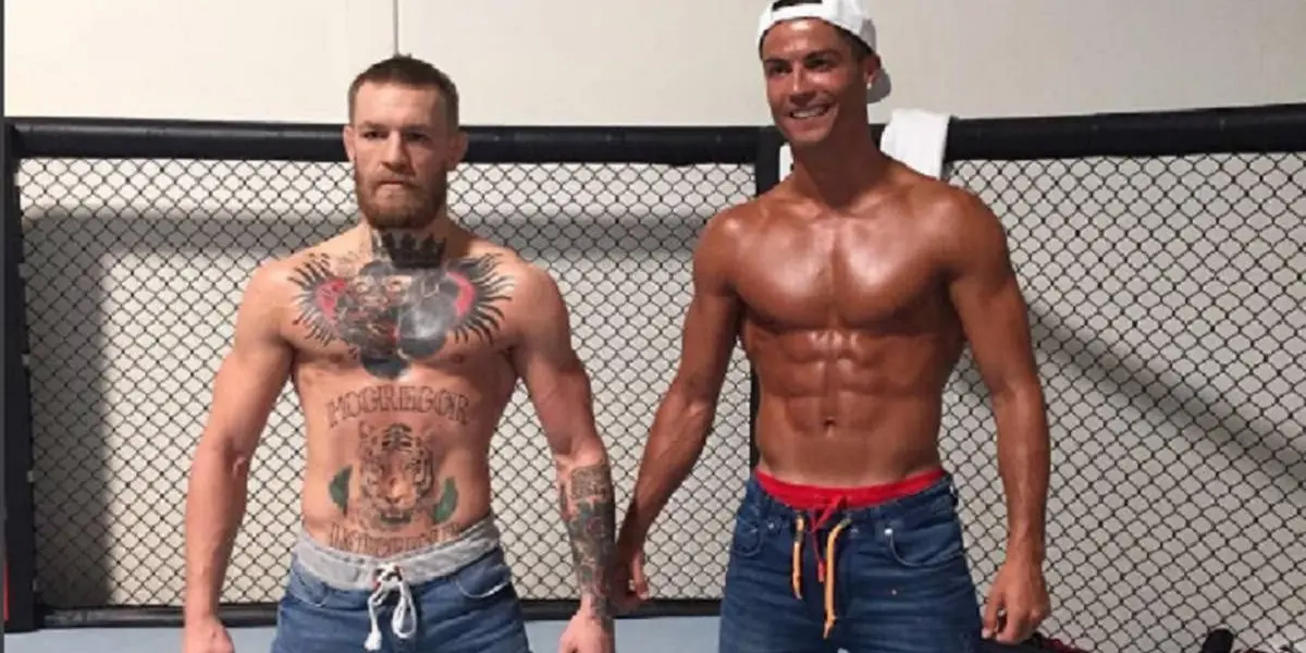 A reunião entre Crisitano Ronaldo, McGregor ocorreu em Las Vegas e os dois aparentemente se conheceram no aniversário da cantora Jennifer Lopez