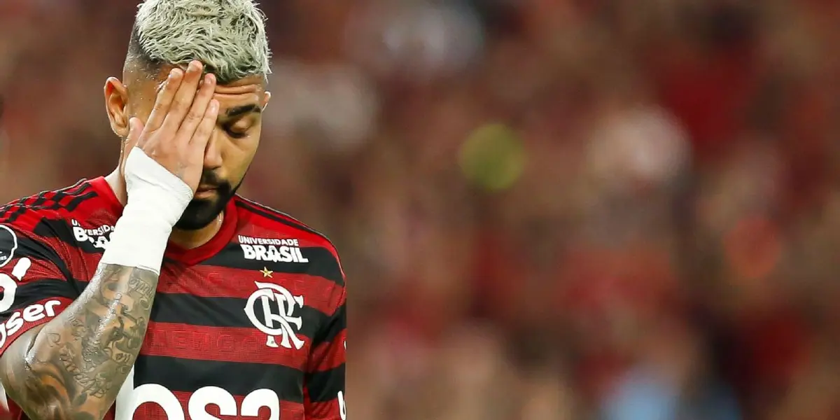 Ao final do jogo, Gabigol pediu calma à torcida, mas sofreu com a ira dos torcedores