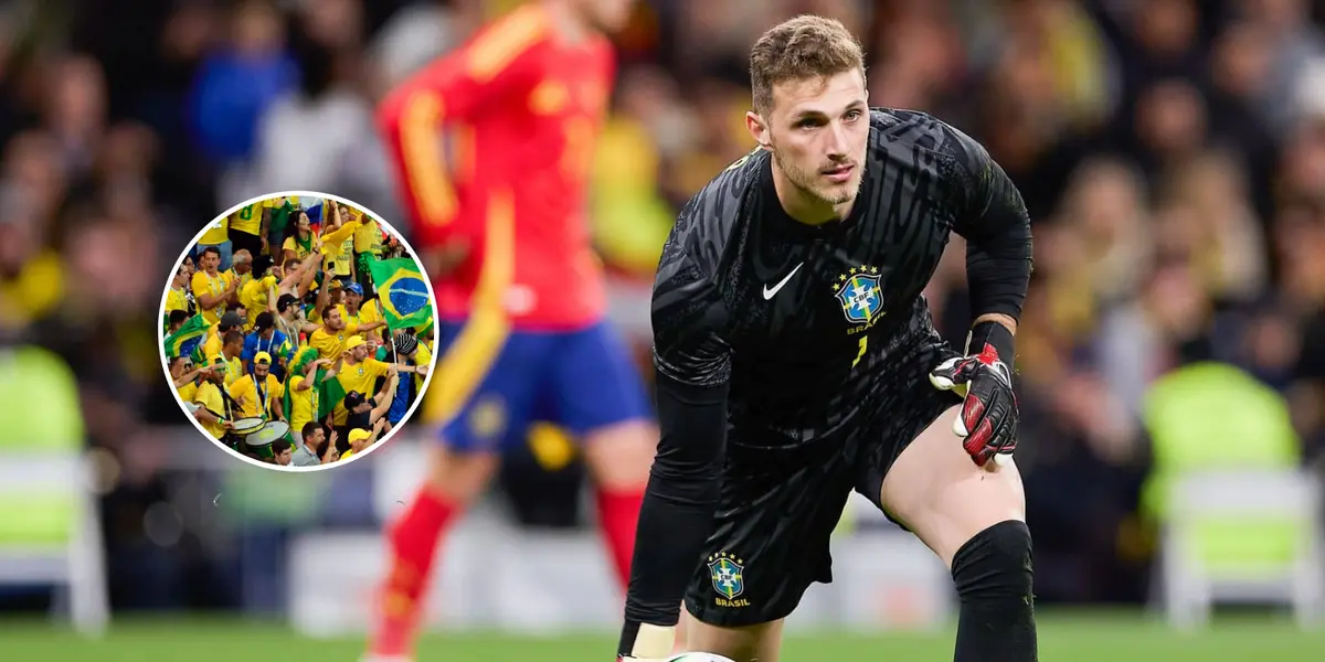 Bento em partida da Seleção Brasileira