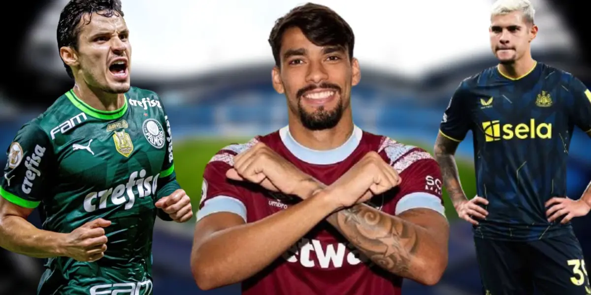 Bruno Guimarães fala sobre Raphael Veiga na Premier League