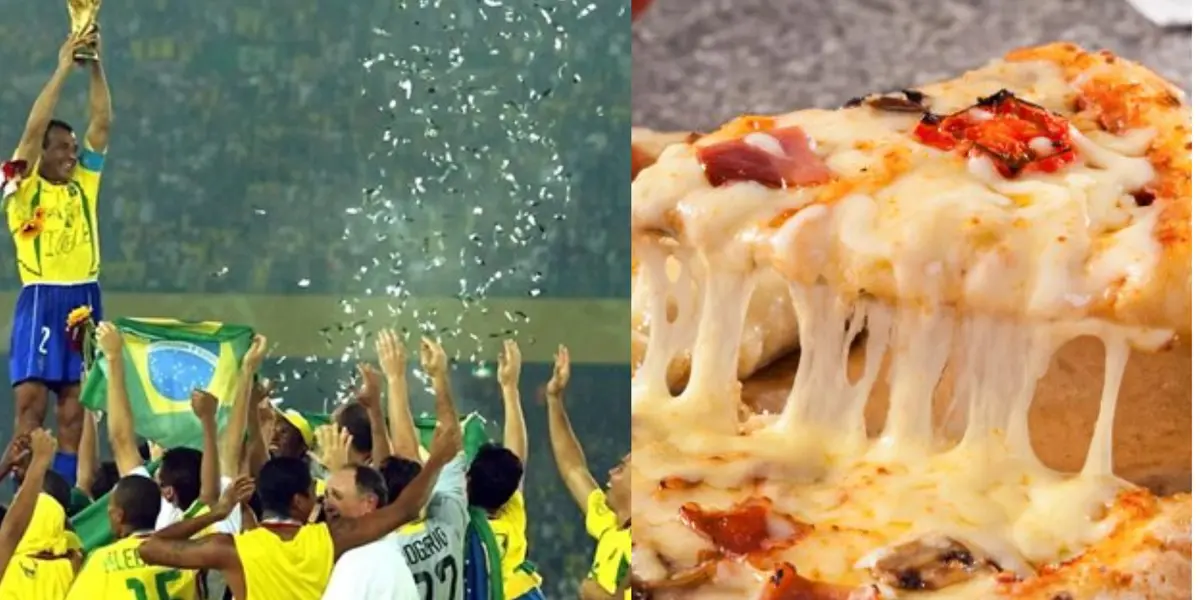 Campeão do mundo em 2002, hoje ele ganha a vida vendendo pizzas