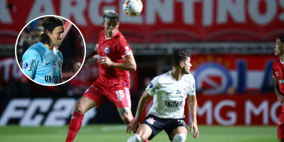 Cássio falhou em gol do Corinthians