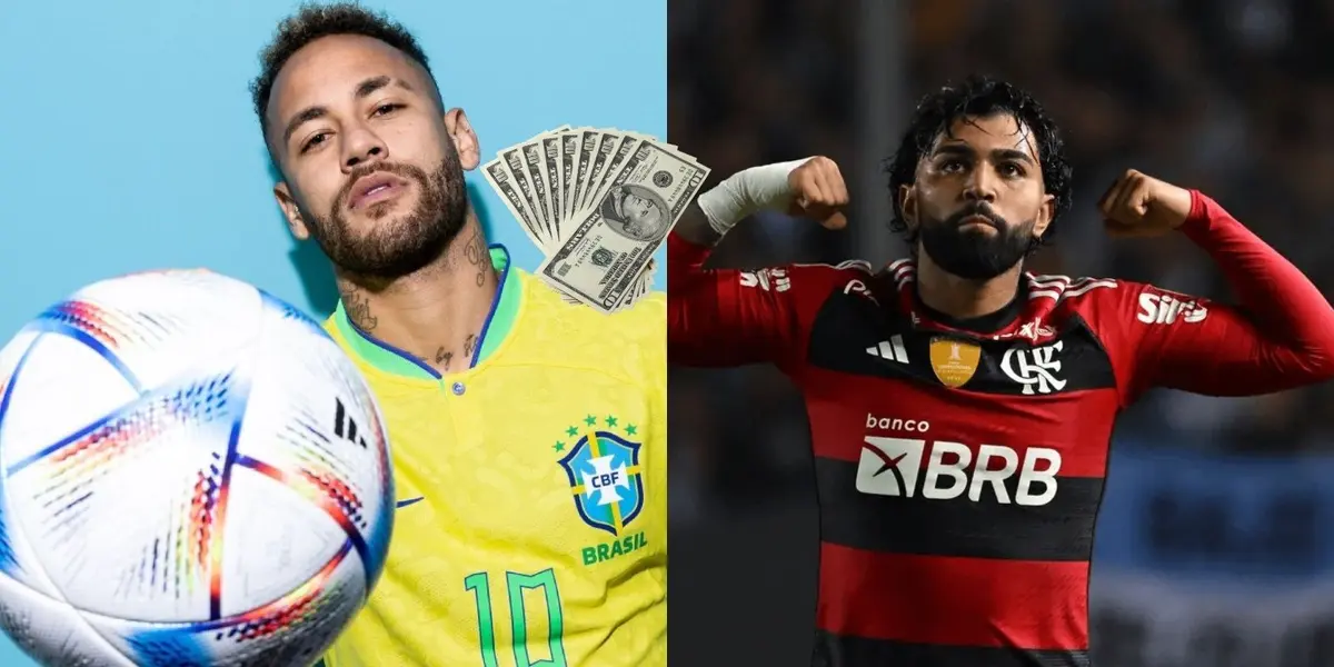 Centroavante do Rubro-Negro é um dos jogadores mais bem pagos do Brasil