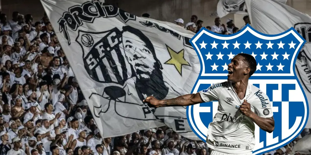Craque do Emelec teve passagem apagada pelo Santos FC