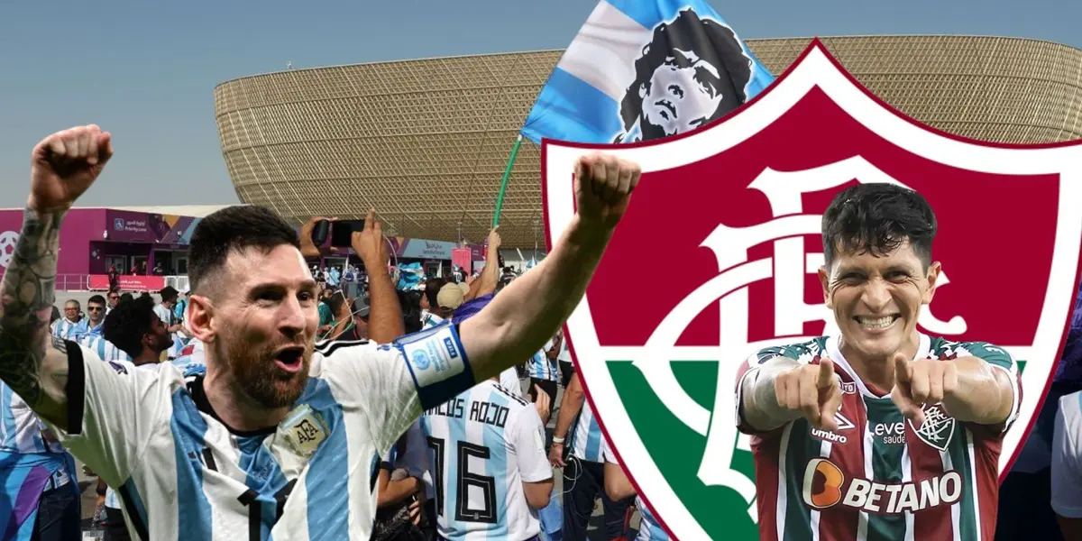 Craque do Fluminense decidiu presta homenagem a família Messi