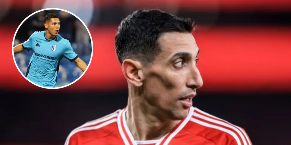Di Maria em ação pelo Benfica
