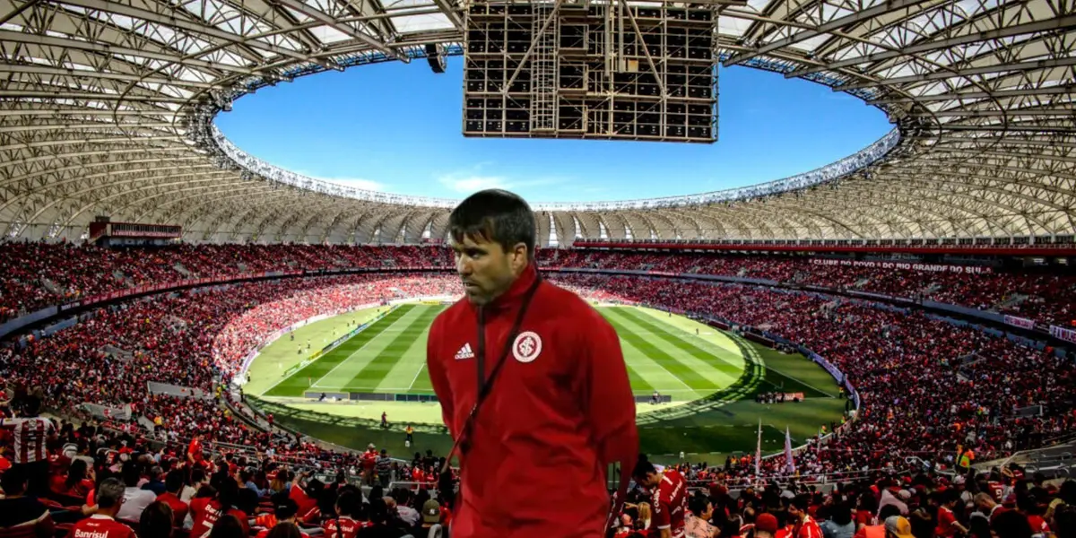 Eduardo Coudet parecia não acreditar na eliminação do Internacional