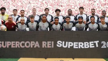 Elenco do Corinthians na Supercopa Rei. Foto: Rafael Ribeiro/CBF