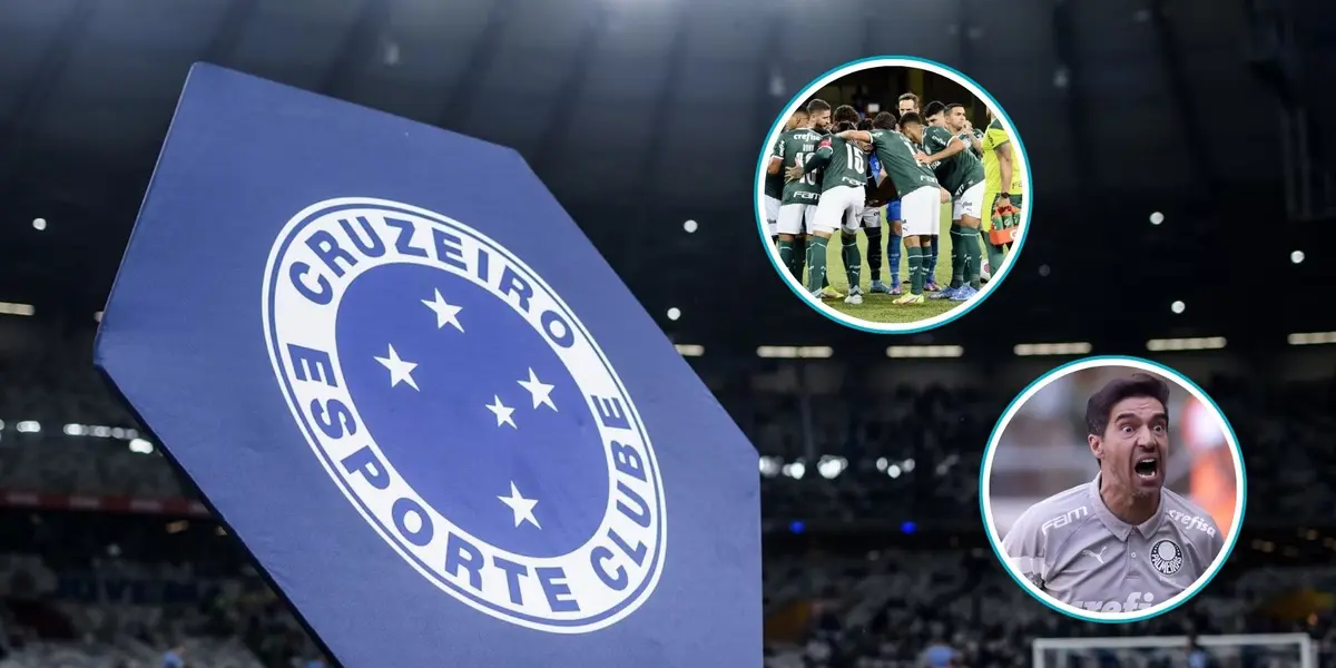 Escudo do Cruzeiro em destaque