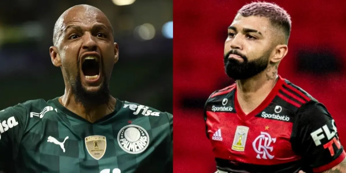 Felipe Melo provocou Gabriel Barbosa na final da Copa Libertadores e Gabigol quer devolver ataques