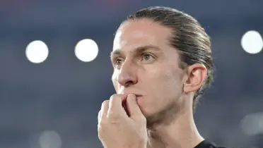Filipe Luís, técnico do Flamengo.