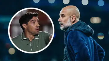 Foto: Redes sociais do Palmeiras e do Man City.