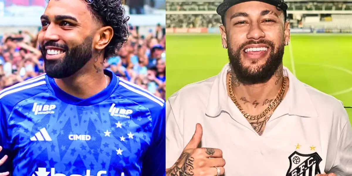 Gabigol (Cruzeiro) e Neymar (Santos) devem receber os maiores salários do Brasil
