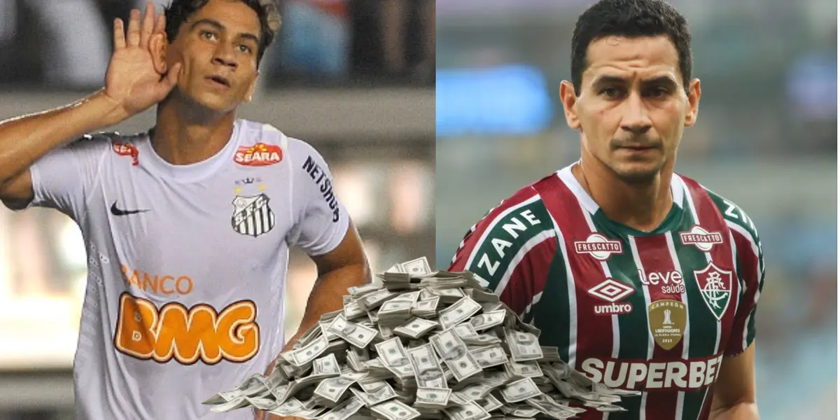 Ganso pode deixar o Fluminense em caso de rebaixamento, e Santos é provável destino
