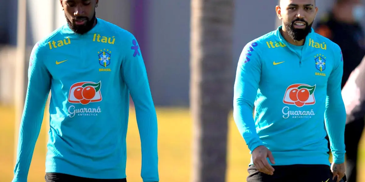 Gerson se reencontrou com Gabriel Barbosa na Seleção Brasileira para viver dupla dos sonhos que brilhou no Flamengo