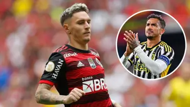 Guilhermo Varela no Flamengo e Danilo em ação pela Juventus
