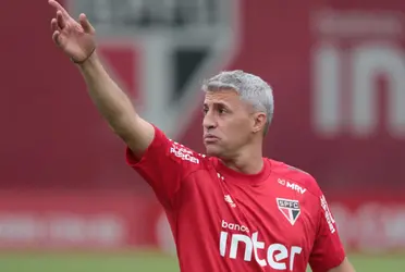 Hernán Crespo busca um momento de paz no São Paulo, mas comparações com Fernando Diniz o podem tirar antes do fim do Brasileirão