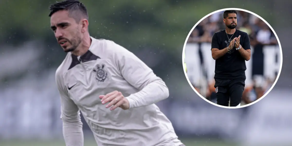 Igor Coronado e António Oliveira no Corinthians