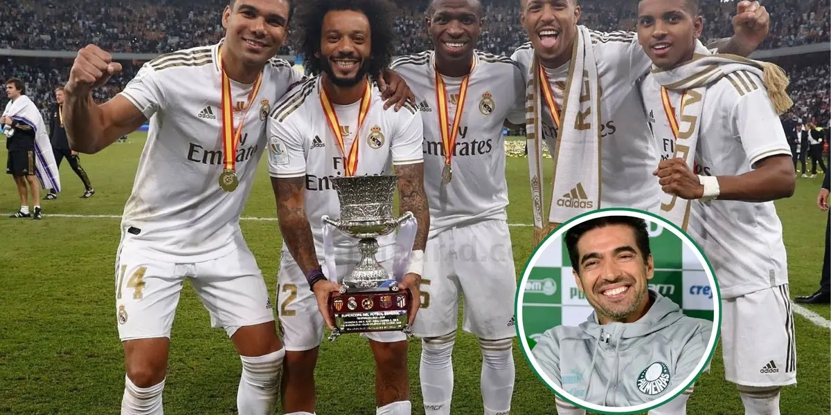 Jogadores do Real Madrid comemoram título