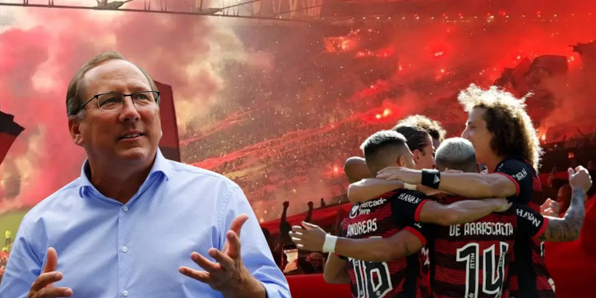 John Textor aceitou pagar fortuna por estrela do Flamengo