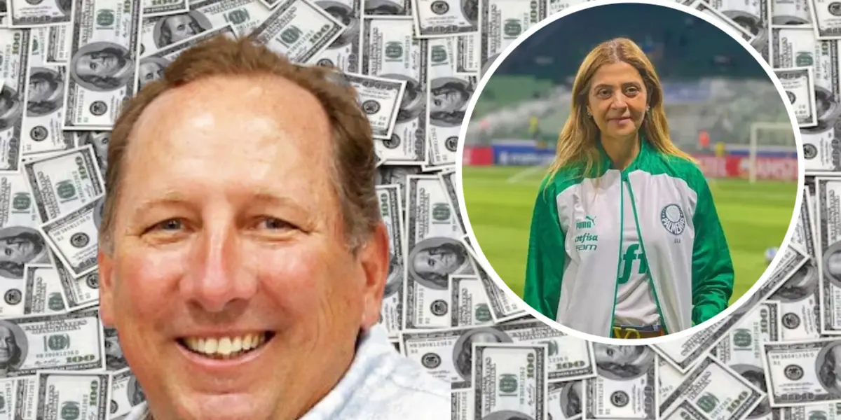 John Textor e Leila Pereira