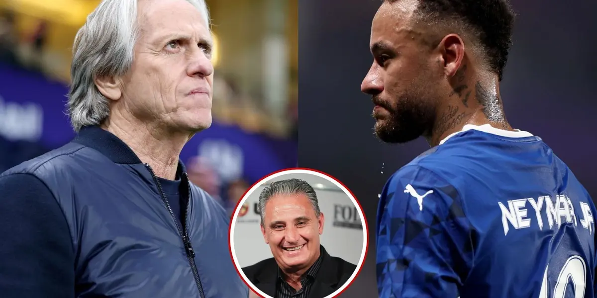 Jorge Jesus e Neymar em destaque