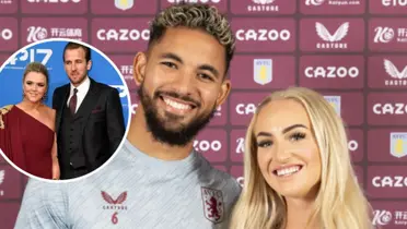 Kane e Douglas Luiz com suas mulheres