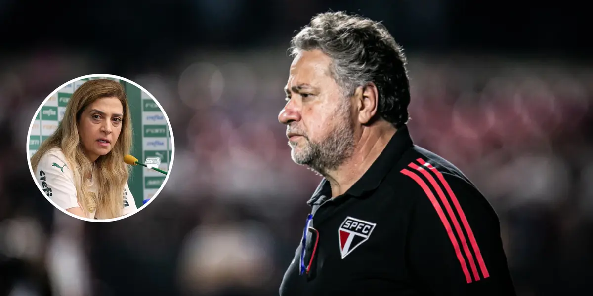 Leila Pereira falou sobre a situação com o rival em programa