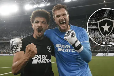 Lucas Perri e Adryelson foram dois grandes nomes do Botafogo em 2023