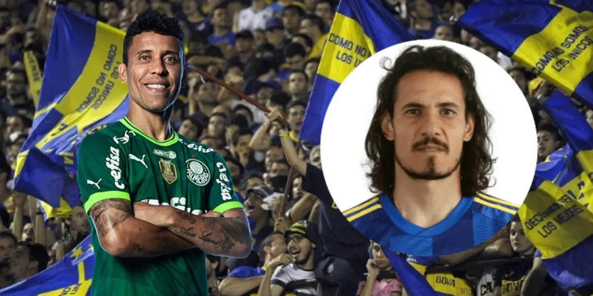 Marcos Rocha deu chapéu em Cavani em jogo contra o Boca Juniors, veja como o uruguaio reagiu