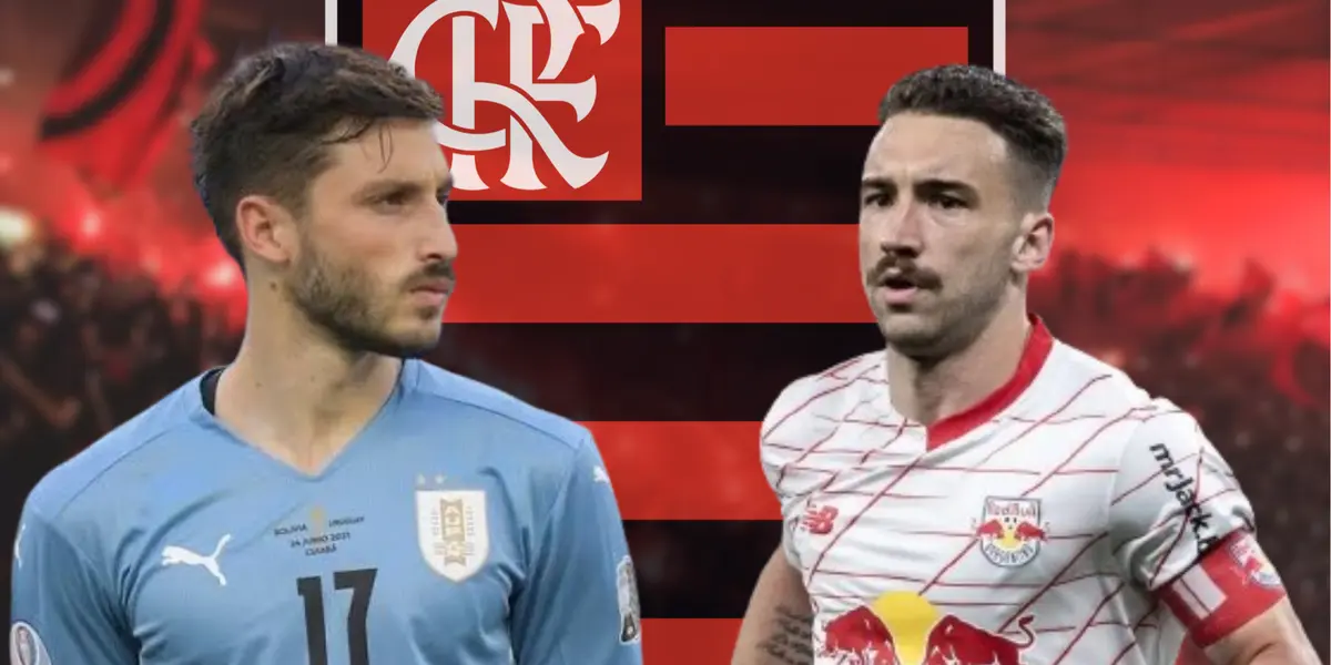 Matías Viña e Léo Ortiz