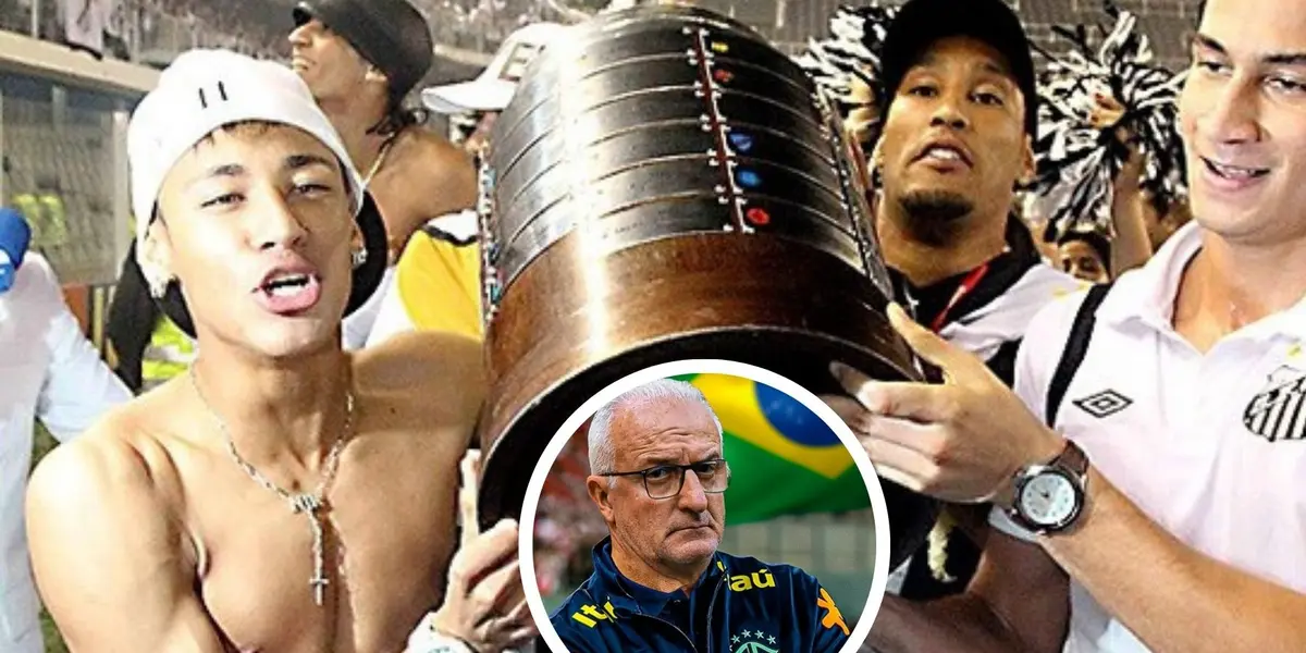 Neymar e Ganso nos tempos de Santos